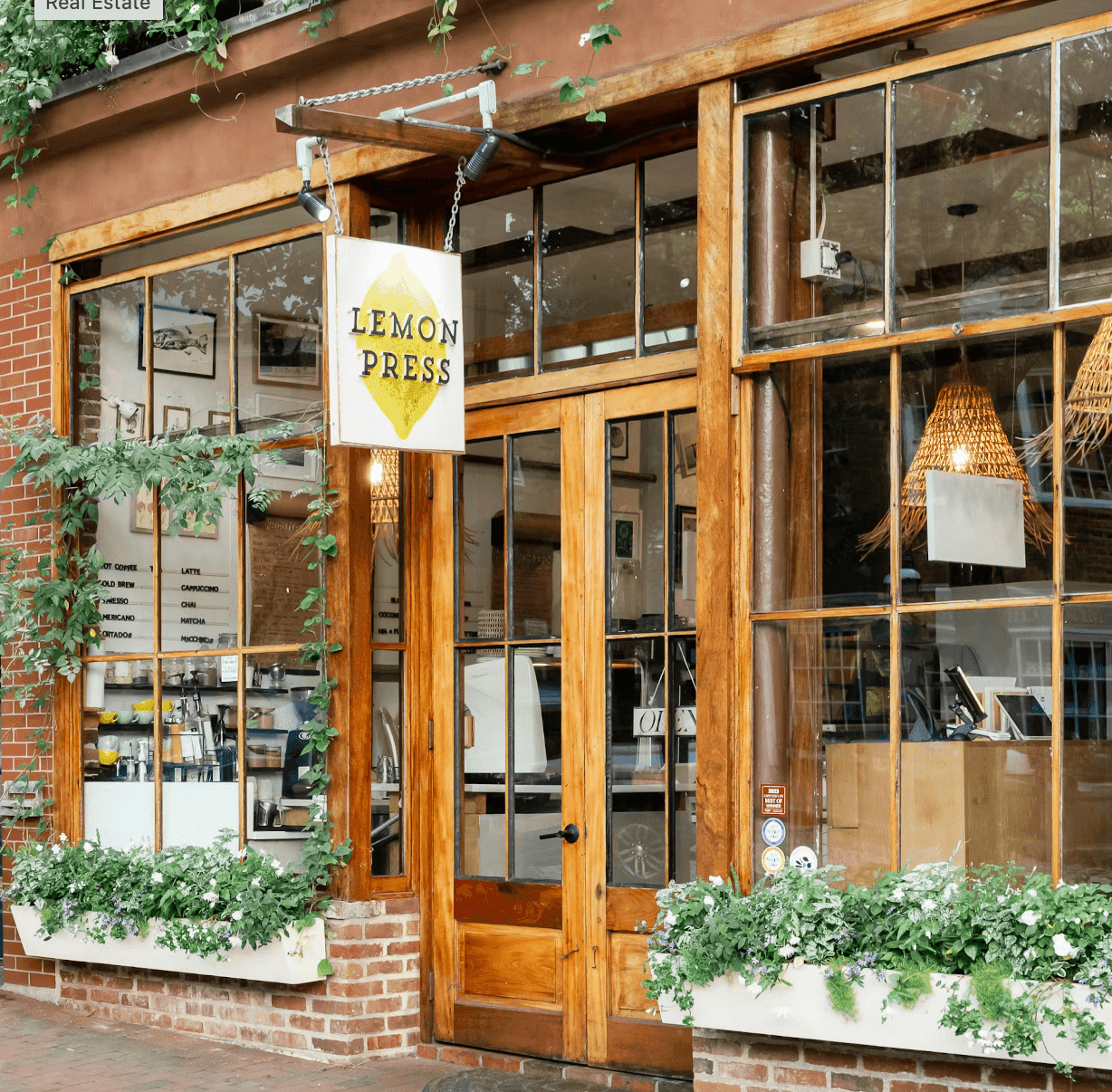 Lemon Press cafe on Nantucket